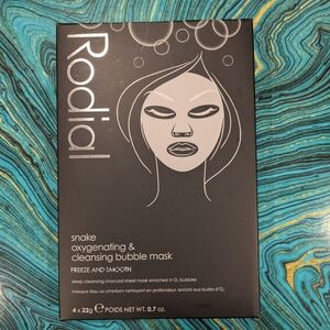 RODIAL Snake Bubble Sheet Masks - Box of 4 - High End K-beauty NWT